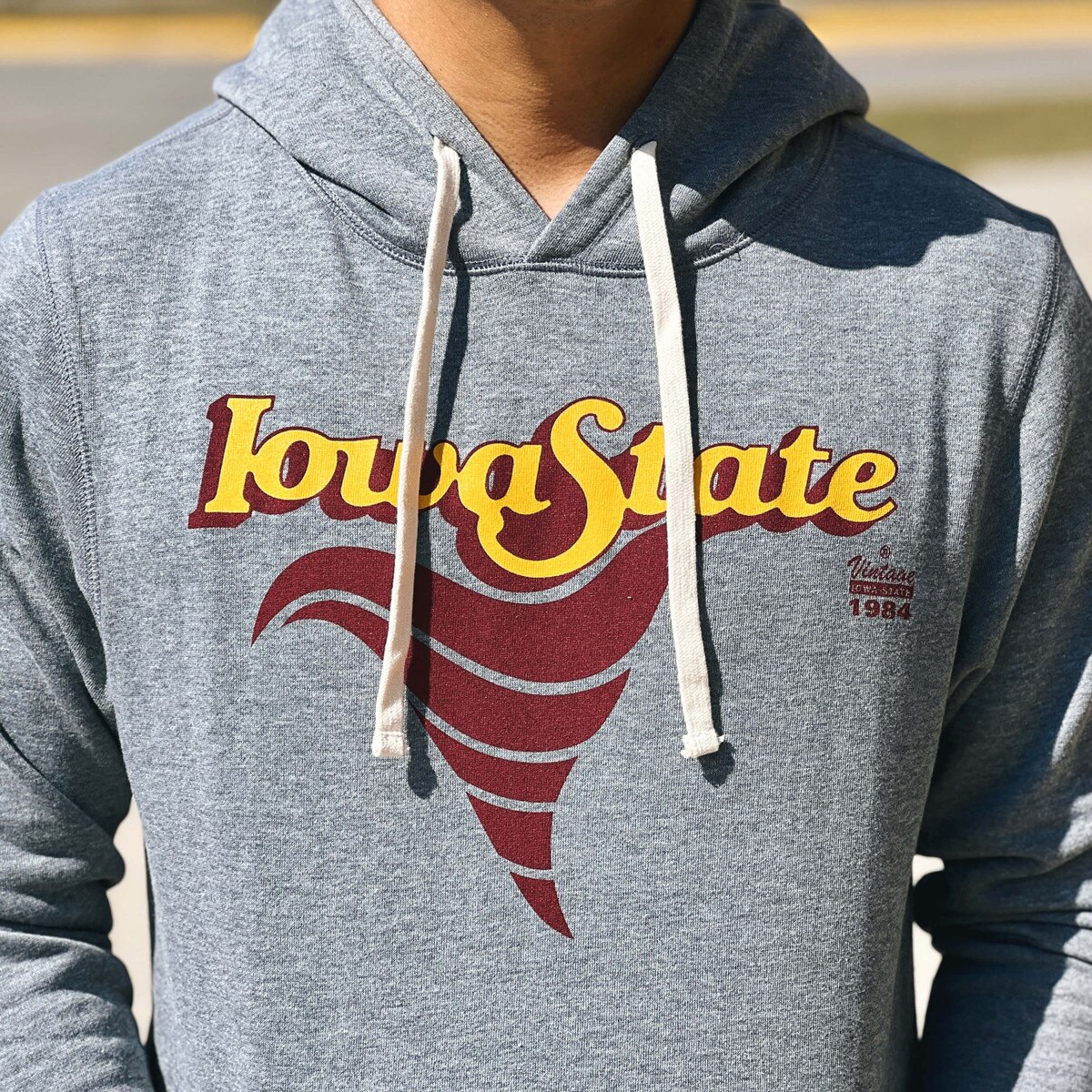 Homefield Iowa State Swirl Gray Hoodie
